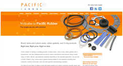 Desktop Screenshot of pacificrubber.com